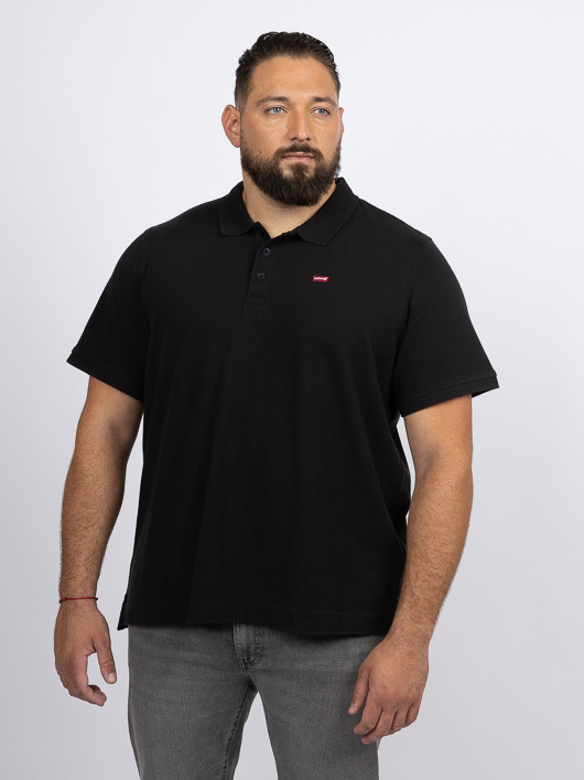 Polo Uni Noir Levi's Grande Taille noir homme grande taille - Capelstore