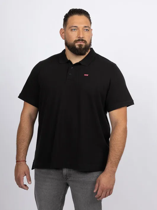 Polo Uni Noir Levi's Grande Taille noir homme grande taille - Capelstore