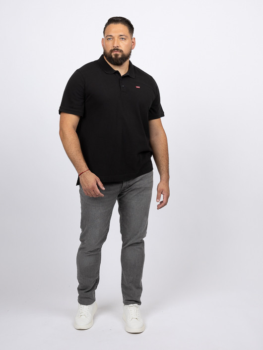 Polo Uni Noir Levi's Grande Taille noir homme grande taille - Capelstore
