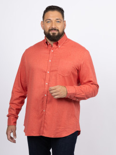 Chemise Flanelle Corail Paul & Shark Grande Taille corail homme grande taille - Capelstore