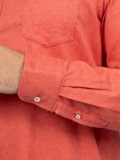 Chemise Flanelle Corail Paul & Shark Grande Taille corail homme grande taille - Capelstore