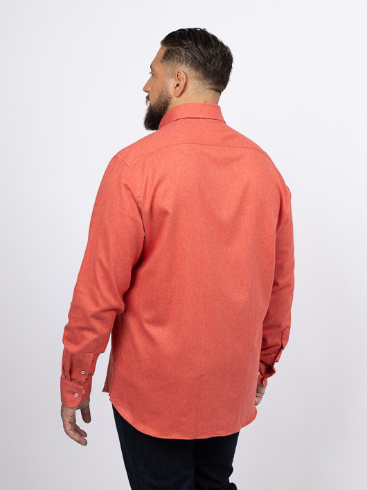 Chemise en Coton Piqué, Corail – St. Germain Annecy