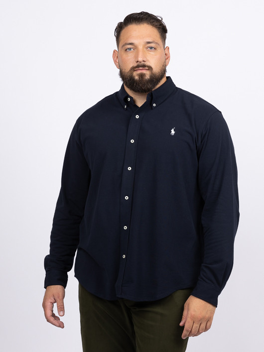 Chemise Marine Ralph Lauren Grande Taille marine homme grande taille - Capelstore