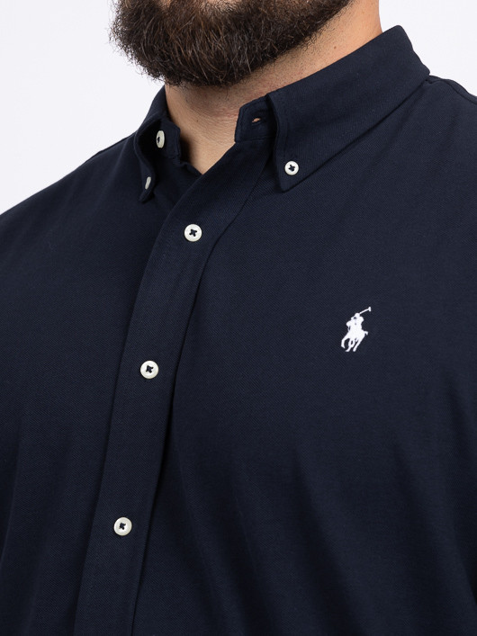 Chemise Marine Ralph Lauren Grande Taille marine homme grande taille - Capelstore