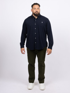 Chemise Marine Ralph Lauren Grande Taille marine homme grande taille - Capelstore
