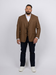 Gilet Natte Caramel Capel Grande Taille caramel homme grande taille - Capelstore