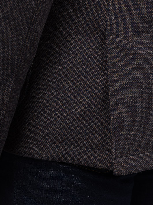 Veste Avec Parmenture Bugatti Grande Taille marron/marine homme grande taille - Capelstore