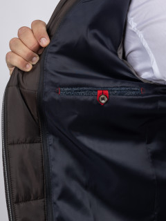 Veste Avec Parmenture Bugatti Grande Taille marron/marine homme grande taille - Capelstore