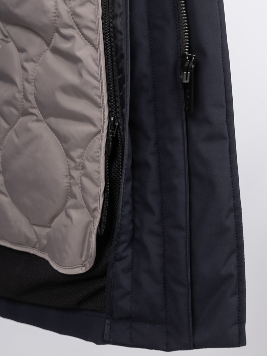 Impermeable Double Bugatti Grande Taille marine homme grande taille - Capelstore