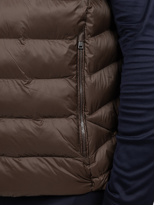 Doudoune Sans Manches Ralph Lauren Grande Taille marron homme grande taille - Capelstore