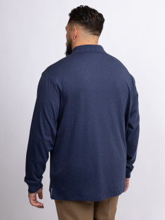 Polo Ml Marine Ralph Lauren Grande Taille marine homme grande taille - Capelstore