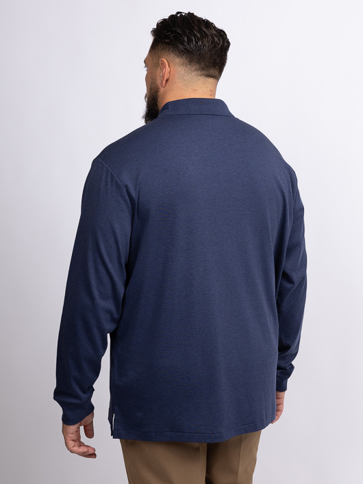 Polo Ml Marine Ralph Lauren Grande Taille marine homme grande taille - Capelstore