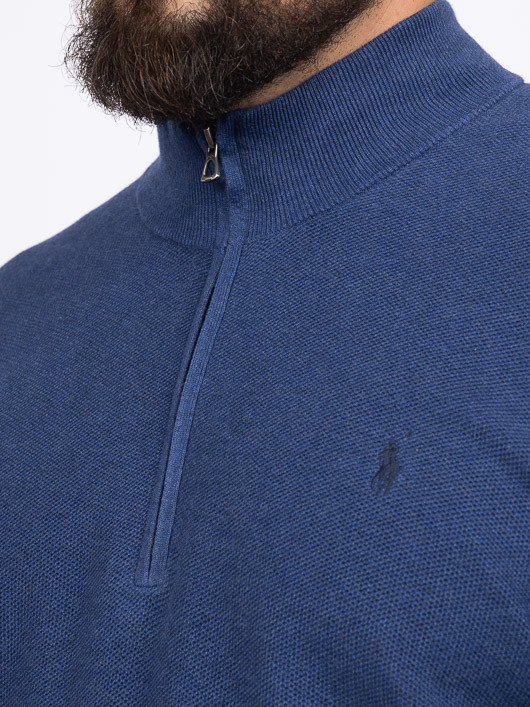 Pull Camionneur Ralph Lauren Grande Taille bleu homme grande taille - Capelstore