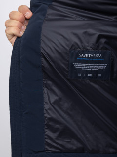 Sans Manches Matelasse Marine Paul & Shark Grande Taille marine homme grande taille - Capelstore