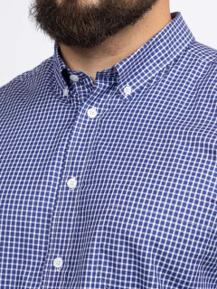 Chemise Ã Carreaux Ralph Capel Grande Taille marine homme grande taille - Capelstore