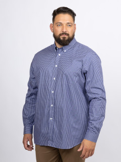 Chemise Ã Carreaux Ralph Capel Grande Taille marine homme grande taille - Capelstore