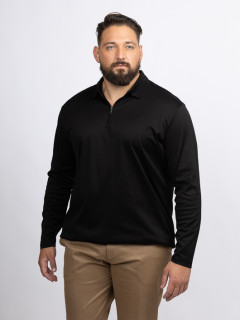 Polo Ml Noir Zippe Paul& Shark Grande Taille noir homme grande taille - Capelstore