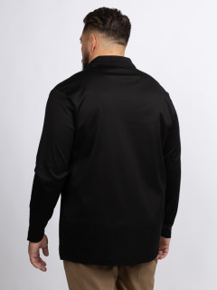 Polo Ml Noir Zippe Paul& Shark Grande Taille noir homme grande taille - Capelstore