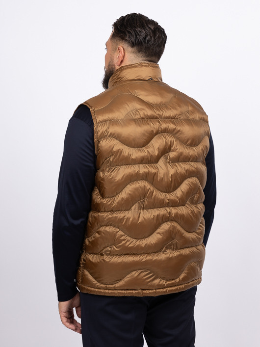 Sans Manches Paul & Shark Grande Taille marron homme grande taille - Capelstore