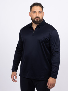 Polo Ml Zippe Paul & Shark Grande Taille marine homme grande taille - Capelstore