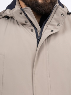Parka Typhoon Paul & Shark Grande Taille beige homme grande taille - Capelstore
