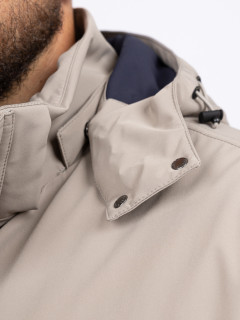 Parka Typhoon Paul & Shark Grande Taille beige homme grande taille - Capelstore