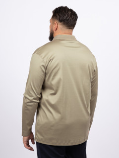 Polo Ml Beige Zippe Paul&shark Grande Taille beige homme grande taille - Capelstore