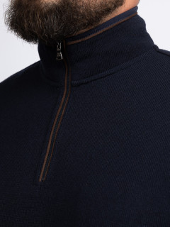 Pull Camionneur Paul & Shark Grande Taille marine homme grande taille - Capelstore