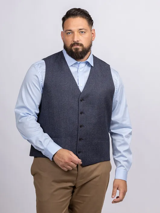 Gilet Natte Marine Capel Grande Taille marine homme grande taille - Capelstore