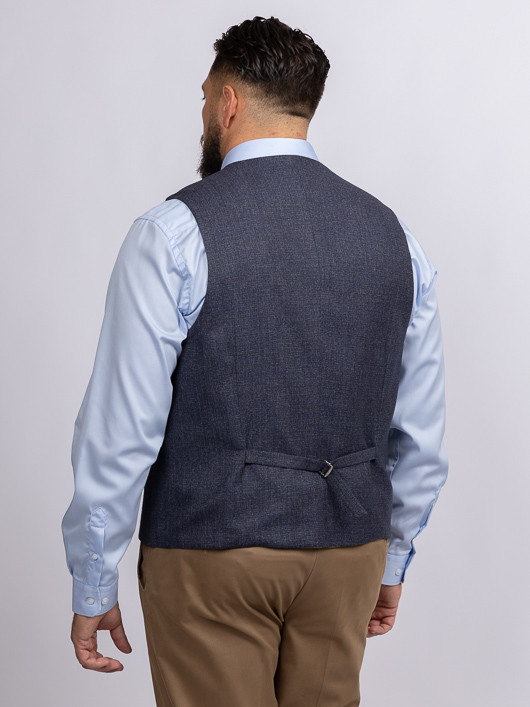 Gilet Natte Marine Capel Grande Taille marine homme grande taille - Capelstore