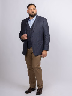 Gilet Natte Marine Capel Grande Taille marine homme grande taille - Capelstore