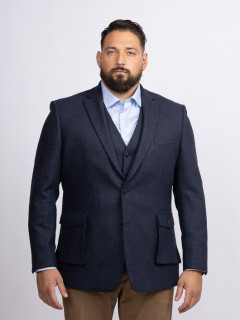 Veste Chevrons Marine Capel Grande Taille marine homme grande taille - Capelstore