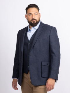 Veste Chevrons Marine Capel Grande Taille marine homme grande taille - Capelstore