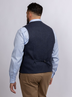 Gilet Chevrons Marine Capel Grande Taille marine homme grande taille - Capelstore