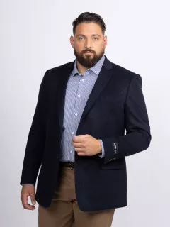 Veste Cachemire Marine Capel Grande Taille marine homme grande taille - Capelstore