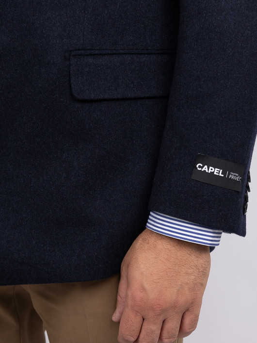 Veste Cachemire Marine Capel Grande Taille marine homme grande taille - Capelstore