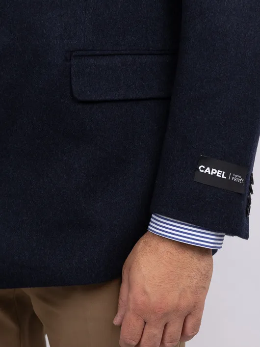 Veste Cachemire Marine Capel Grande Taille marine homme grande taille - Capelstore