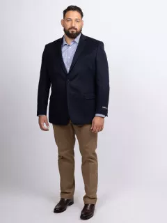 Veste Cachemire Marine Capel Grande Taille marine homme grande taille - Capelstore