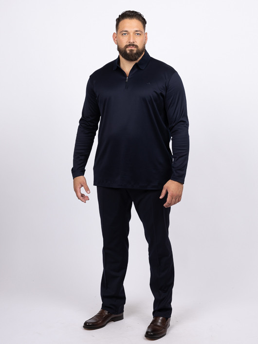 Pantalon De Ville Marine Gabin Capel Grande Taille marine homme grande taille - Capelstore