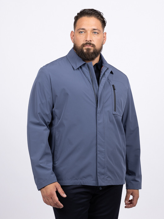 Blouson Droit Bleu Paul& Shark Grande Taille bleu homme grande taille - Capelstore