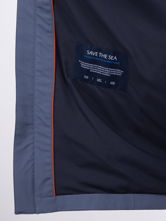 Blouson Droit Bleu Paul& Shark Grande Taille bleu homme grande taille - Capelstore