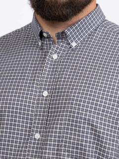 Chemise Ralph Carreaux Capel Grande Taille gris homme grande taille - Capelstore