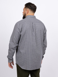 Chemise Ralph Carreaux Capel Grande Taille gris homme grande taille - Capelstore