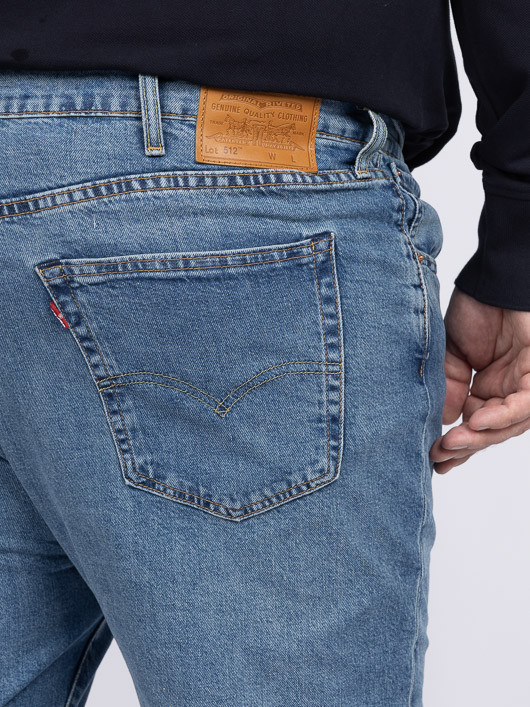 Jean 512 Levi's Come Draw W.me Grande Taille bleu delave homme grande taille - Capelstore