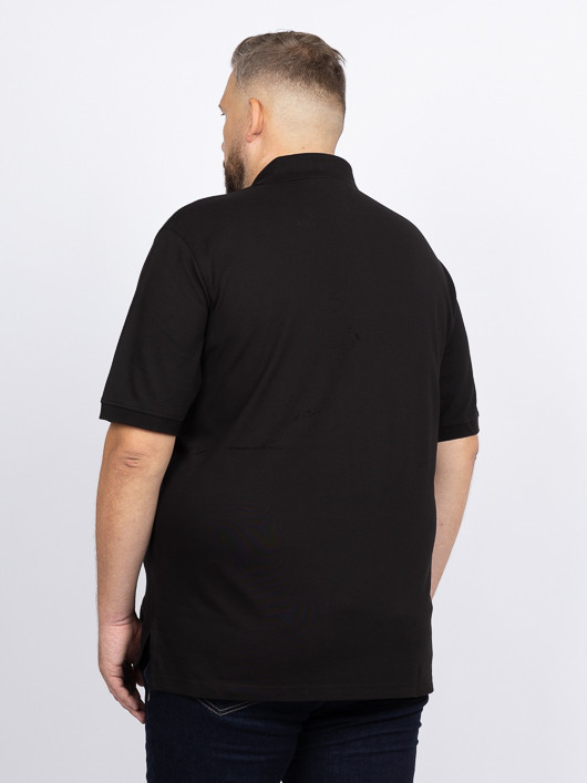 Polo Noir Logo Drapeau Tommy Hilfiger Grande Taille noir homme grande taille - Capelstore
