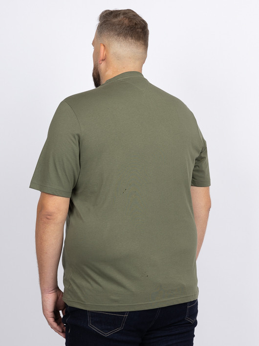 Tee-shirt Logo Brode Tommy Hilfiger Grande Taille kaki homme grande taille - Capelstore