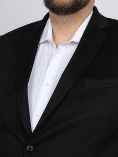 Veste Cachemire Noire Capel Grande Taille  homme grande taille - Capelstore
