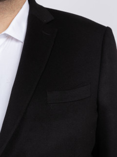 Veste Cachemire Noire Capel Grande Taille  homme grande taille - Capelstore