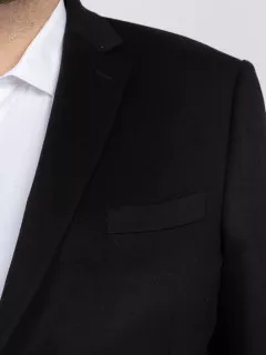 Veste Cachemire Noire Capel Grande Taille  homme grande taille - Capelstore