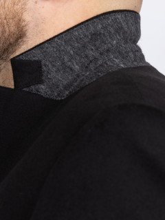 Veste Cachemire Noire Capel Grande Taille  homme grande taille - Capelstore